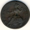 Великобритания 1/2 пенни 1729 год
