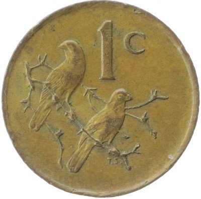 ЮАР 1 цент 1987 год