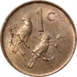 ЮАР 1 цент 1987 год