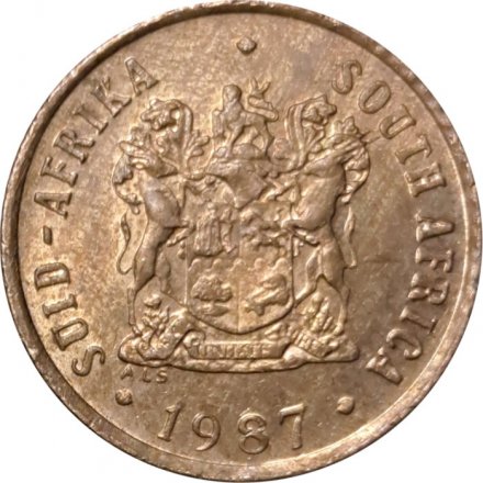 ЮАР 1 цент 1987 год
