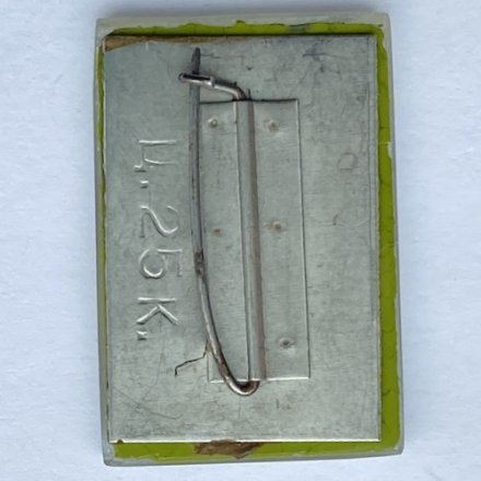 Значок. Футбол. 33 Чемпионат СССР. Стекло