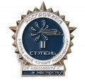Значок Железная дорога. Роспрофжел. Игры 2011 &quot;Спорт поколений&quot; От массовости - к мастерству. 2 ступень (на цанге)