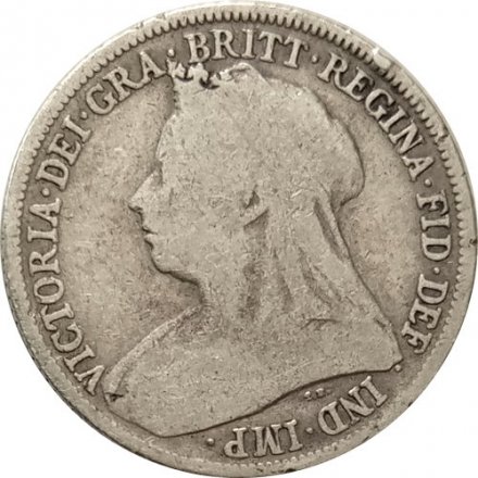 Великобритания 1 шиллинг 1897 год