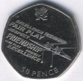 Великобритания 50 пенсов 2011 год - Академическая гребля