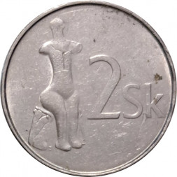 Словакия 2 кроны 2001 год