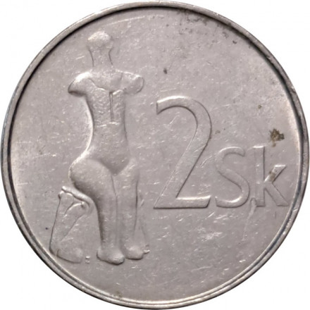 Словакия 2 кроны 2001 год