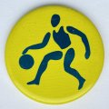 Значок. Виды спорта. Спорт. Баскетбол