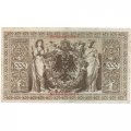 Германия 1000 марок 1910 год (красная печать) - VF