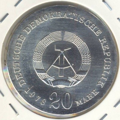 ГДР 20 марок 1978 год