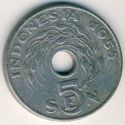 Индонезия 5 сен 1954 год