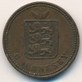 Гернси 2 дубля 1868 год