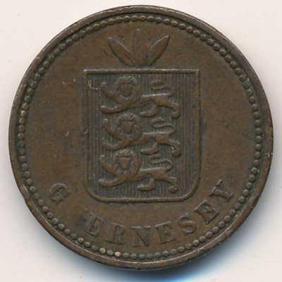 Гернси 2 дубля 1868 год