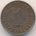 Веймарская республика 1 рейхспфенниг 1930 год (D)