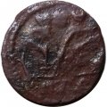 Полушка 1719 год (НД) ВРП Пётр I (1699 - 1725) - дата славянскими цифрами - F