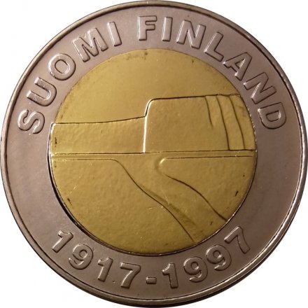 Финляндия 25 марок 1997 год - 80 лет Независимости