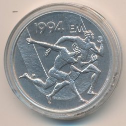 Финляндия 100 марок 1994 год - Чемпионат Европы по лёгкой атлетике