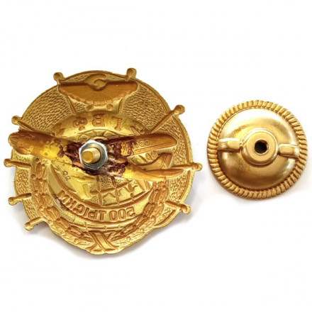 Знак ГВФ ТУ-104 &quot;За налет 500 тыс. км&quot; копия