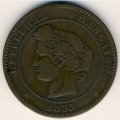 Франция 10 сантимов 1895 год