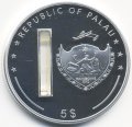 Палау 5 долларов 2007 год - Дева Мария