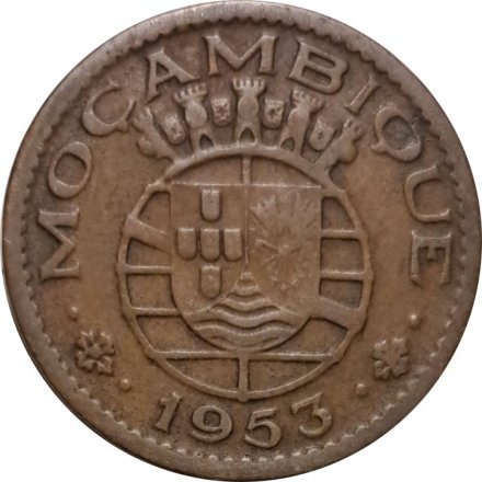 Мозамбик 50 сентаво 1953 год