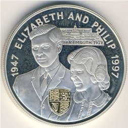 Ямайка 25 долларов 1997 год