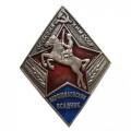 Знак &quot;Ворошиловский всадник&quot; ОСОАВИАХИМ СССР. Копия