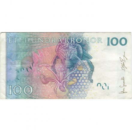 Швеция 100 крон 2006 год - Карл Линней - VF