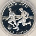 Мальдивы 250 руфий 1993 год - Чемпионат мира по футболу 1994 года в США