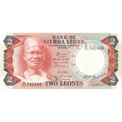 Сьерра-Леоне 2 леоне 1985 год - UNC