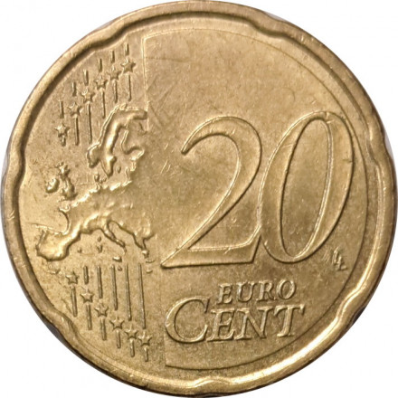 Австрия 20 евроцентов 2012 год - Дворец Бельведер