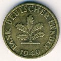 ФРГ 5 пфеннигов 1949 год - G