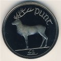 Ирландия 1 фунт 1990 год - Благородный олень (Cervus elephus) (Proof)