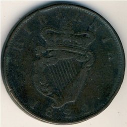 Ирландия 1 пенни 1822 год