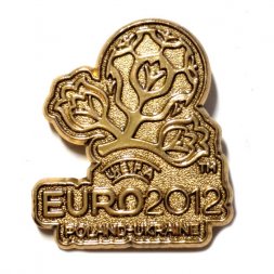 Значок Евро 2012. Euro 2012. Poland-Ukraine