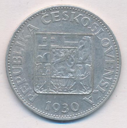 Чехословакия 10 крон 1930 год