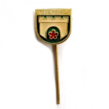 Значок-иголка Vilnius. Вильнюс. Литва. Башня