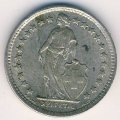Швейцария 1/2 франка 1958 год