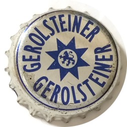 Пивная пробка Германия - Gerolsteiner (серебряная)