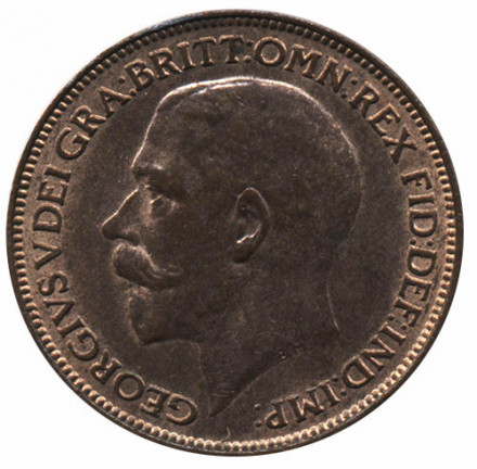 Великобритания 1 фартинг 1924 год