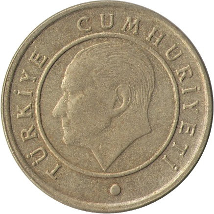 Турция 10 курушей 2009 год