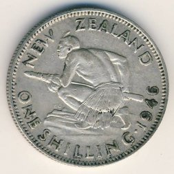 Новая Зеландия 1 шиллинг 1946 год
