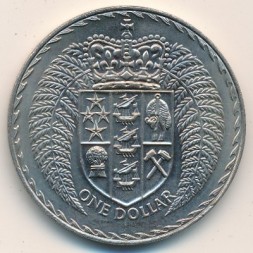 Новая Зеландия 1 доллар 1976 год