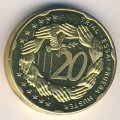 Кипр 20 евроцентов 2004 год