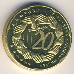 Кипр 20 евроцентов 2004 год