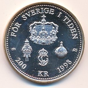 Швеция 200 крон 1998 год