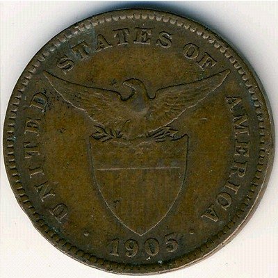 Филиппины 1 сентаво 1905 год