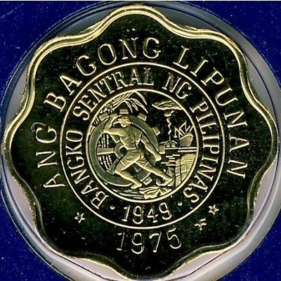 Филиппины 5 сентимо 1975 год