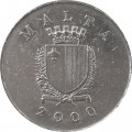 Мальта 1 лира 2000 год