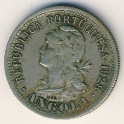 Ангола 20 сентаво 1928 год