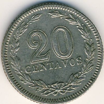 Аргентина 20 сентаво 1942 год